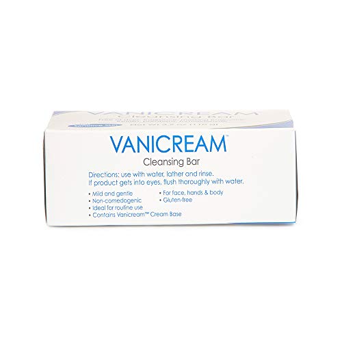 Vanicream Cleansing Bar | Fragrance, Gluten and Sulfate Free | For Sensitive Skin | Gently Cleanses and Moisturizes | 3.9 Ounce | Pack of 12