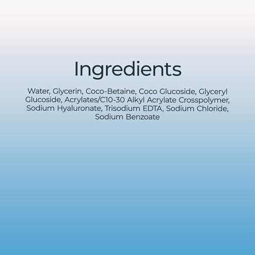 Eucerin Face Gentle Cleansing Hydrating Cleansing Gel, Daily Face Wash and Makeup Remover with Hyaluronic Acid, 13.5 Fl Oz Bottle