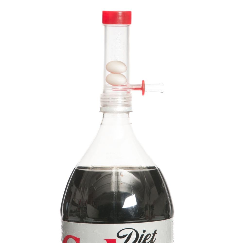 Steve Spangler Science Extreme Geyser Tube Kit for Kids – Mentos & Soda Experiment with Tube, Candy & Spray Caps – STEM Fun