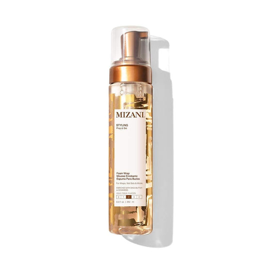 Mizani Foam Wrap Curly Styling Foam - Anti-Frizz Hair Mousse for Smooth & Soft Hold, Hydration & Shine, Defines Natural Curls, For All Curly and Natural Hair
