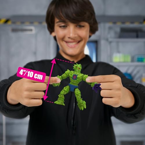 MRBEAST LAB Hybrids Mega Pack – Mix & Match 5 Action Figures, Reveal 30+ Beasts, Mega Torso Panther Experiment with Real Colors