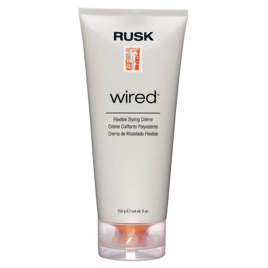 RUSK Designer Collection Wired Flexible Styling Creme, Lifts, Shines, and Creates Soft, Gravity-Defying Body, 6 oz