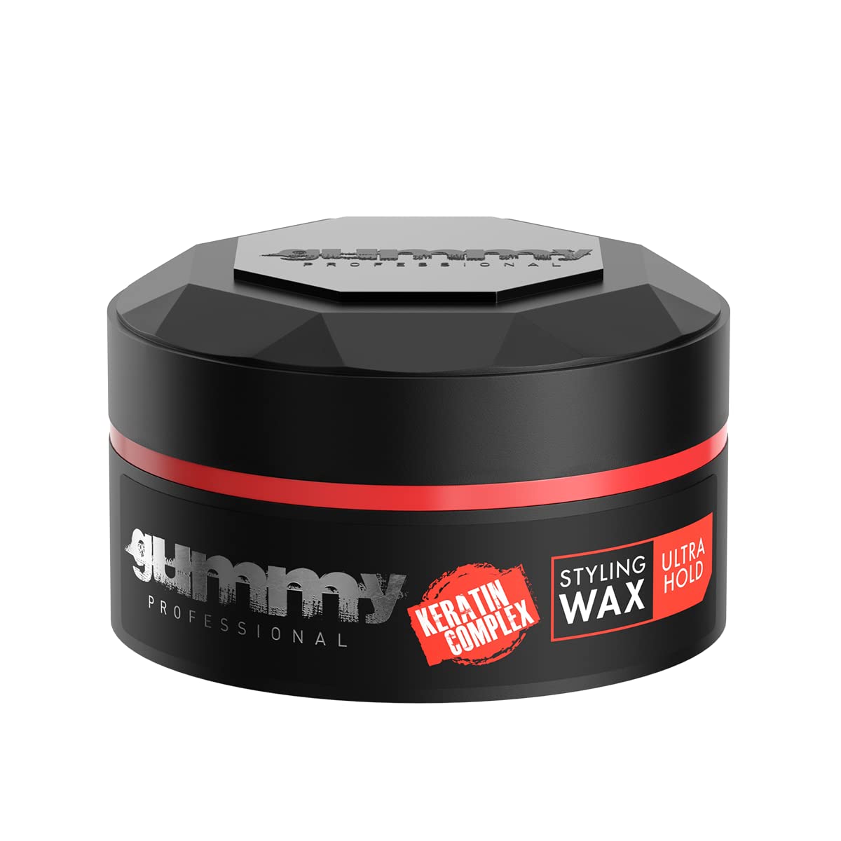 Gummy Hair Styling Gel Wax Ultra Hold, Red, 150 Millilitre, Pack of 1