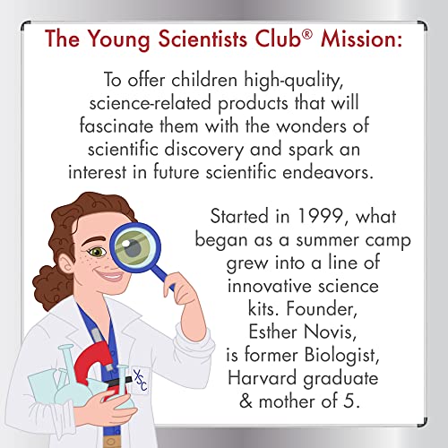 The Young Scientists Club Spy Science Kit – Detective & Crime-Solver Set for Kids, Spy Parties, Science Toy Gift, Ages 8-10