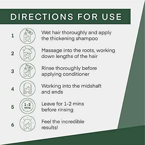 Cel Microstem Hair Thickening Shampoo & Conditioner Set – Biotin Stem Cell Formula for Hair Growth, Anti-Thinning, Sulfate & Paraben Free, 8oz x 2