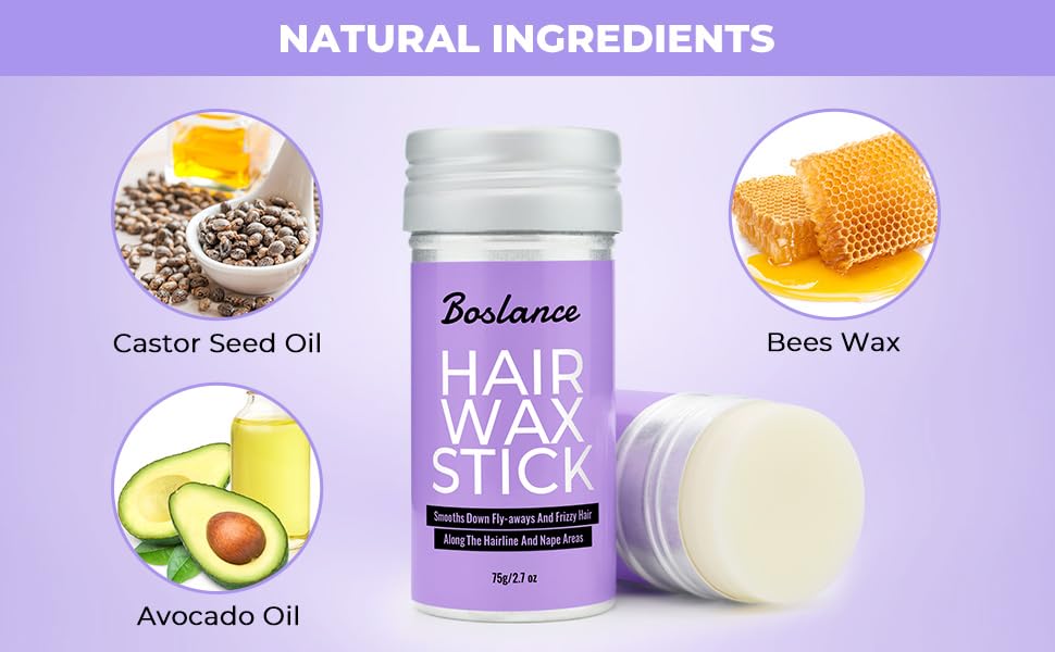 Boslance Hair Wax Stick – Strong Hold, Matte Finish, Easy Application, Long-Lasting Styling for All Hair Types, Travel-Friendly