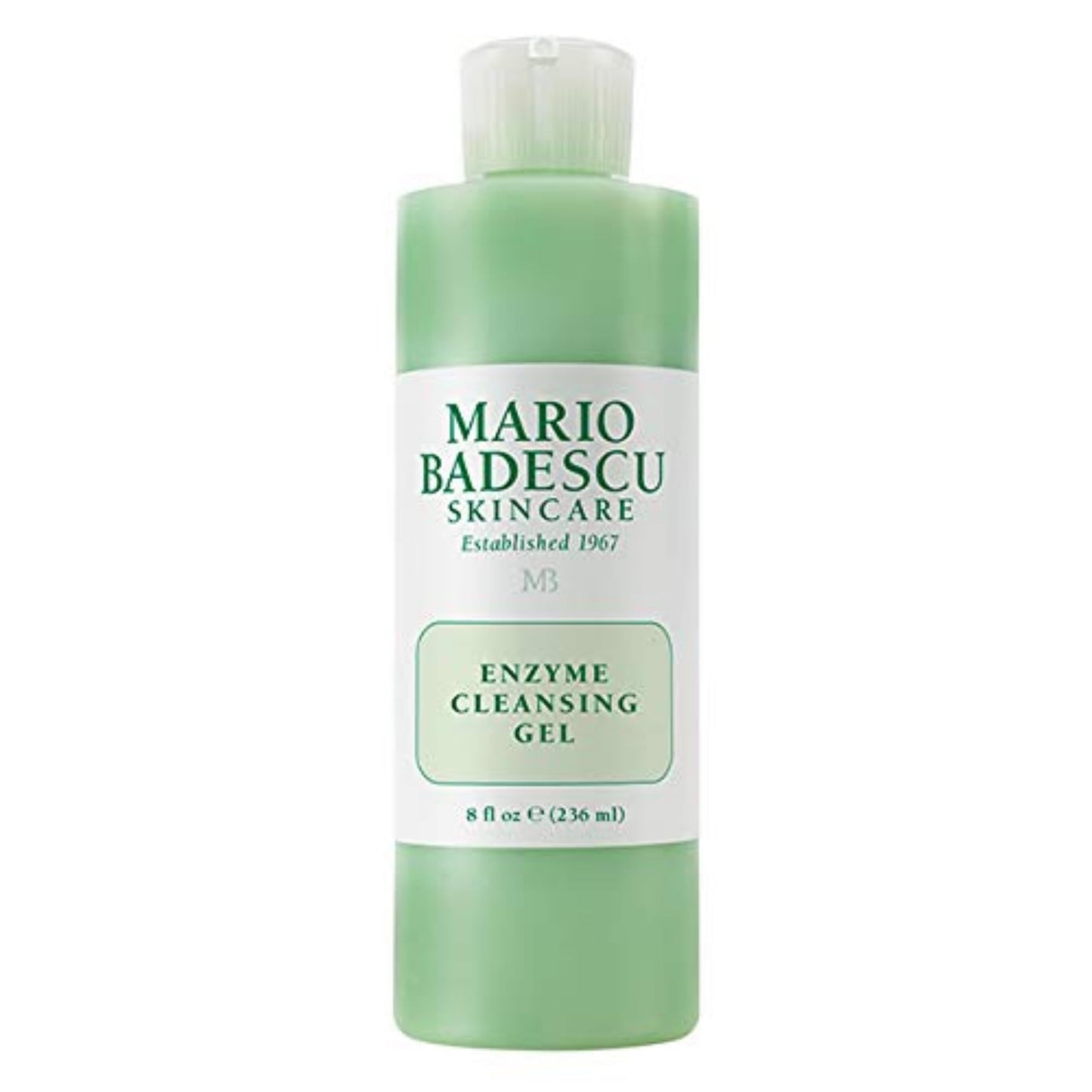Mario Badescu Enzyme Cleansing Gel – Oil-Free Face Wash with Papaya Enzyme & Grapefruit, Exfoliating Cleanser for All Skin Types, 8 oz