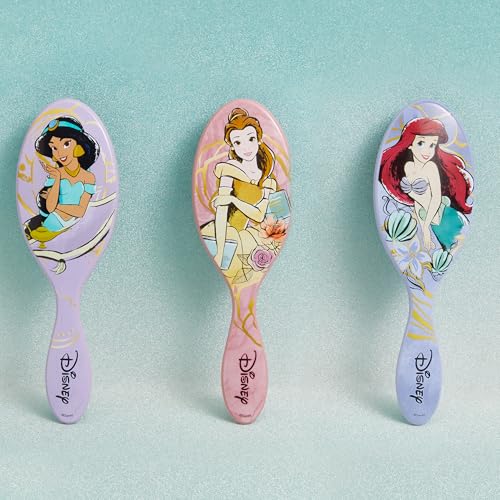 Wet Brush Disney Original Detangler - Belle Elegant Princess Design, Ultra-Soft IntelliFlex Bristles for Wet, Dry & Damaged Hair, Women & Men