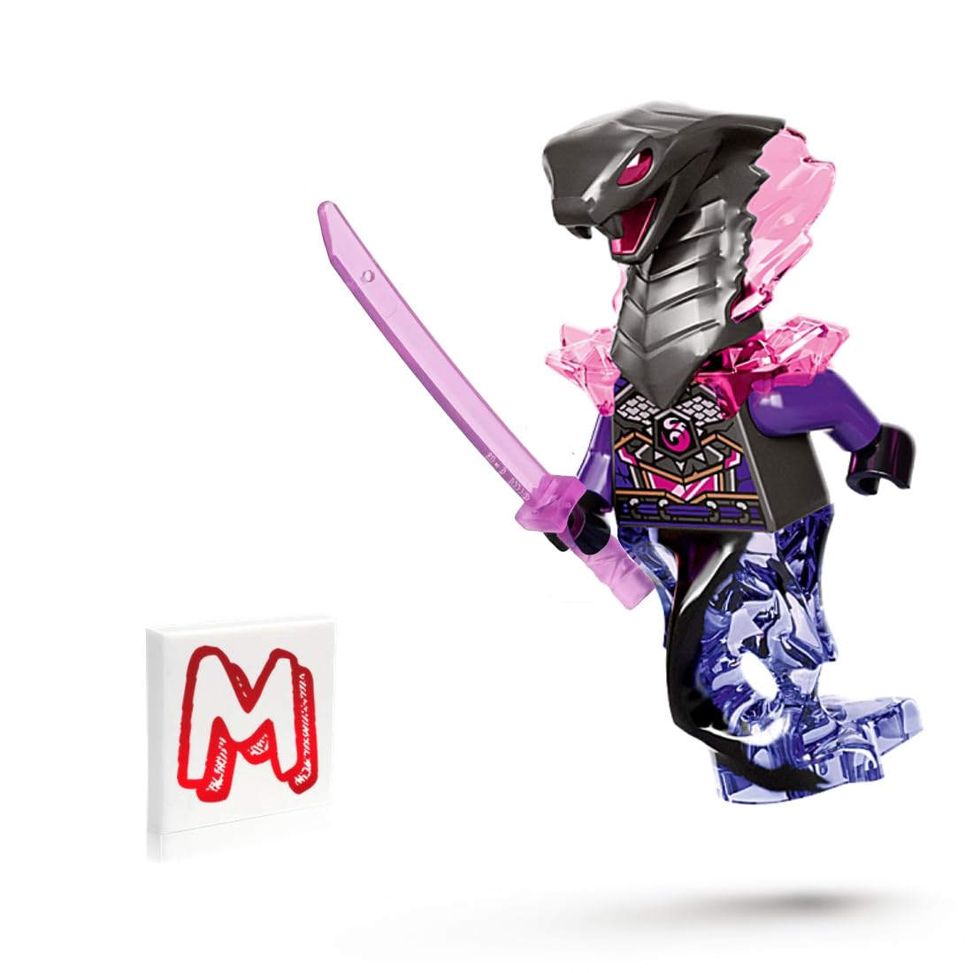 LEGO NINJAGO Crystalized Minifigure - General Aspheera with Translucent Weapon