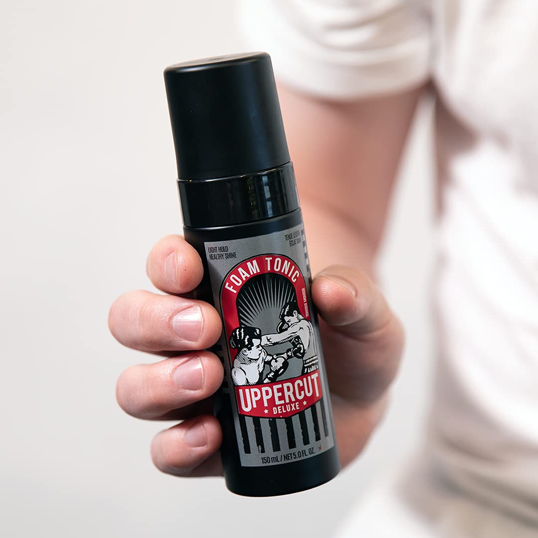 UPPERCUT DELUXE Styling Foam Tonic, Light Hold, Low Shine, 5 fl. oz.