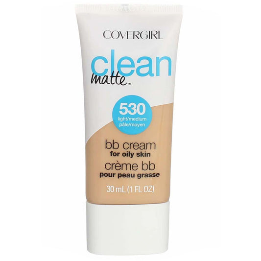 COVERGIRL - Clean Matte BB Cream, Oil-Free, Long-Lasting, Sensitive Skin, Lightweight, 100% Cruelty-Free