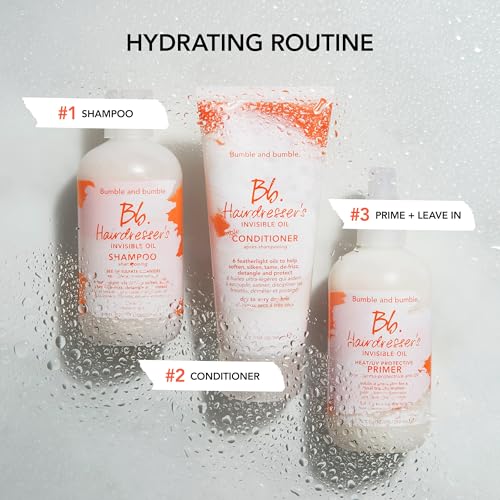 Bumble and bumble Hairdresser's Invisible Oil Leave-In Conditioner | Heat & UV Protectant Primer | Hydrating, Anti-Frizz, Color Safe | 8.5 Fl Oz