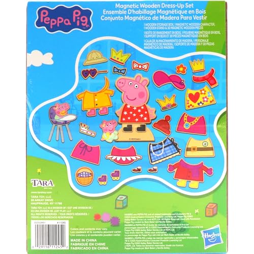 Tara Toy Peppa Pig Magnetic Wooden Dress Up Set