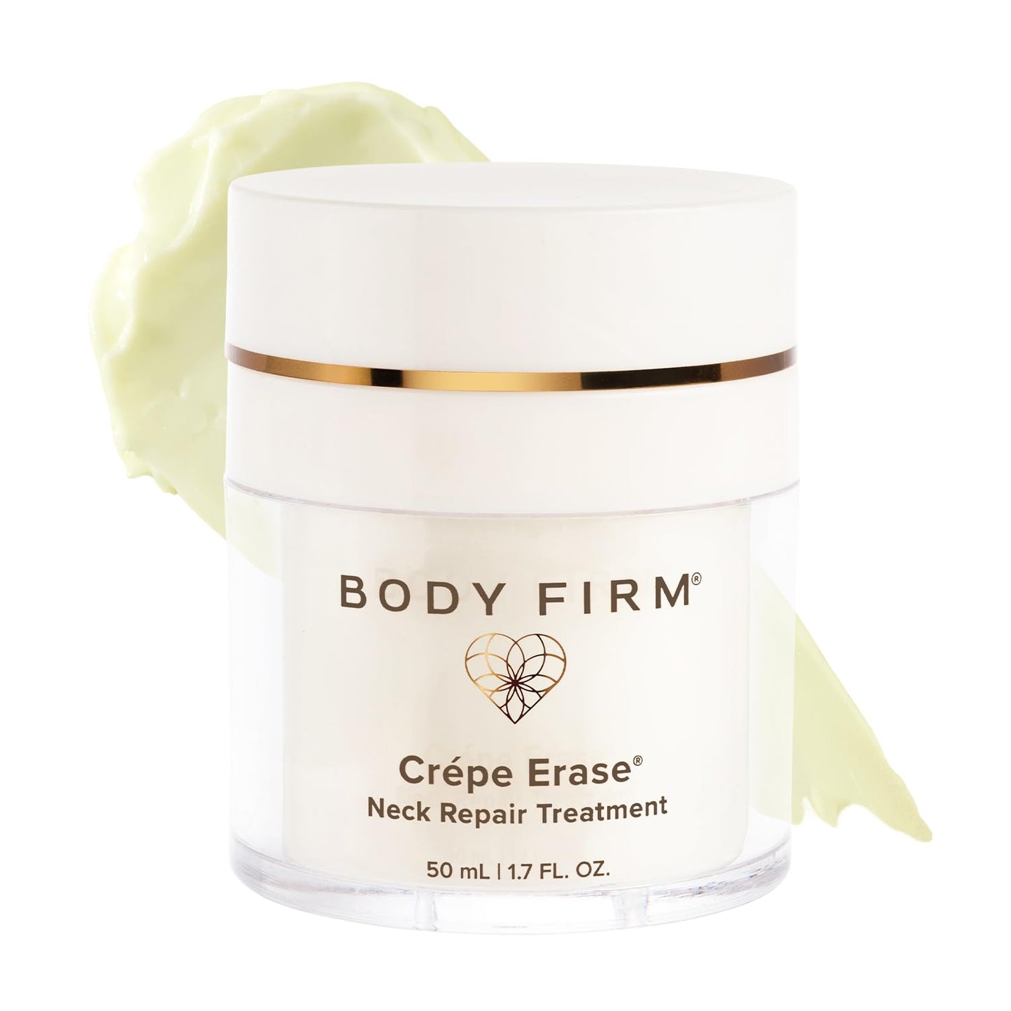BODY FIRM Crepe Erase Neck Repair Cream – Anti-Aging Retinol with Peptides, Shea Butter, Vitamin E & Squalane for Firm, Smooth Skin, 1.7 oz