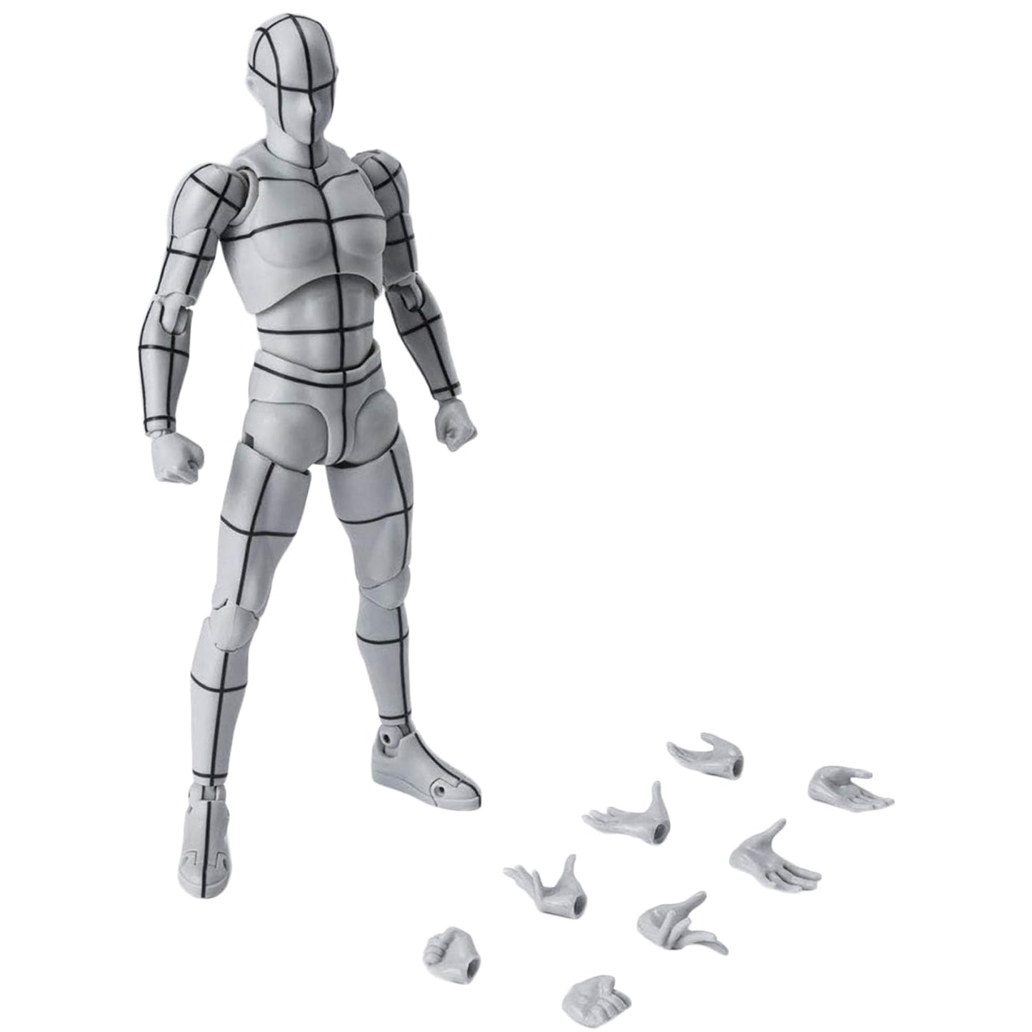 Kosik SHF Figuarts Body Kun -Wireframe- Sports Edition Figure (Gray Color Ver.) (Wireframe)