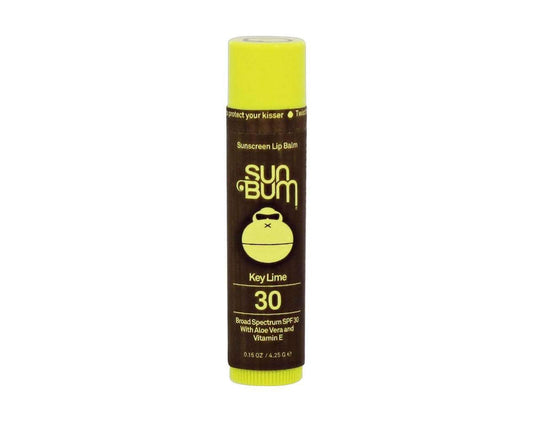 Sun Bum SPF 30 Key Lime Lip Balm – Moisturizing Aloe & Vitamin E, Vegan, Cruelty-Free, Broad Spectrum UVA/UVB Lip Protection, 0.15 oz