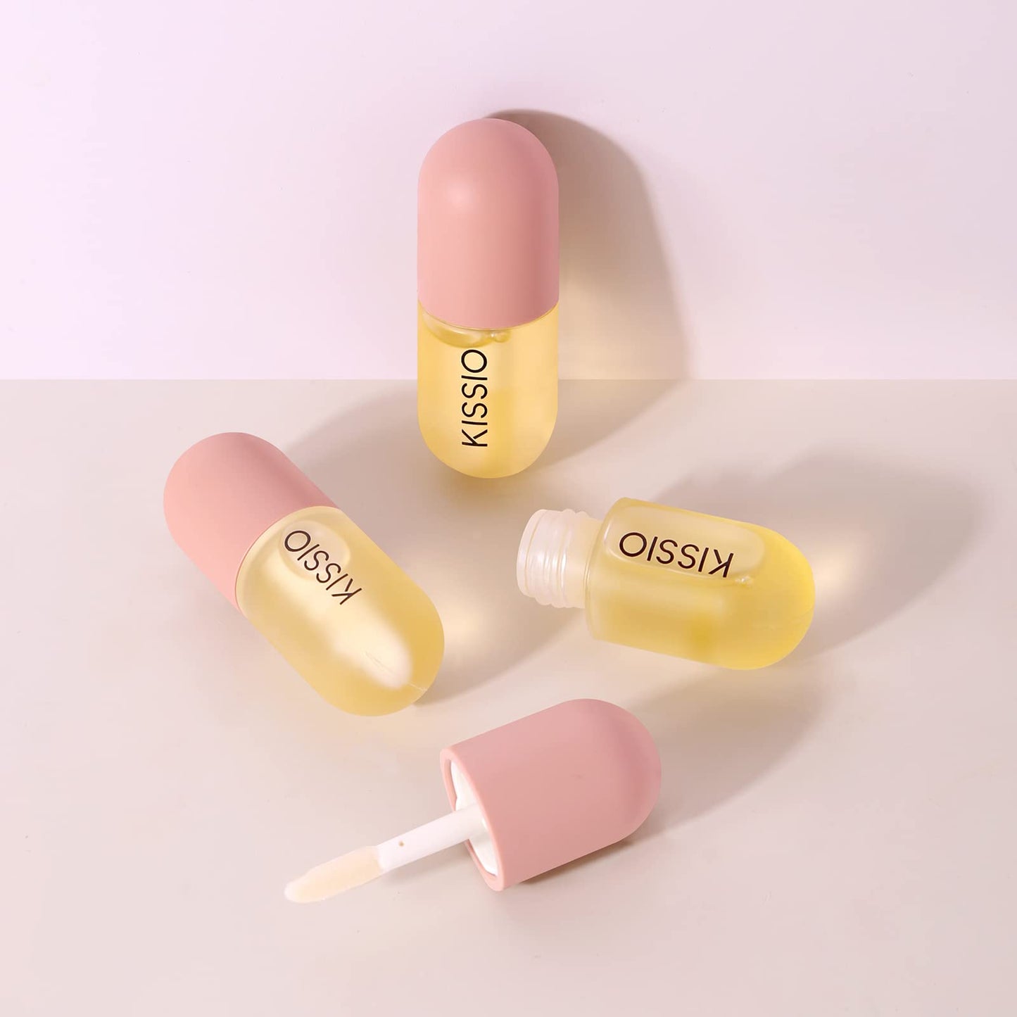 KISSIO Natural Lip Plumper Gloss – Hydrating & Moisturizing, Reduces Fine Lines, Fuller Lips, Day Use Lip Mask 5.5ml