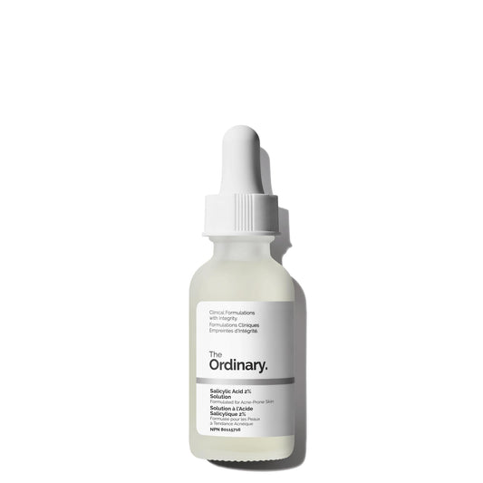 The Ordinary Salicylic Acid 2% Solution, Acne-Fighting Serum for Blemish-Prone Skin, 1 Fl Oz