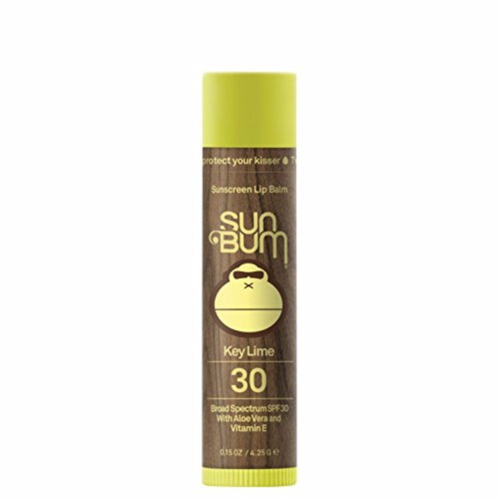 Sun Bum SPF 30 Key Lime Lip Balm – Moisturizing Aloe & Vitamin E, Vegan, Cruelty-Free, Broad Spectrum UVA/UVB Lip Protection, 0.15 oz