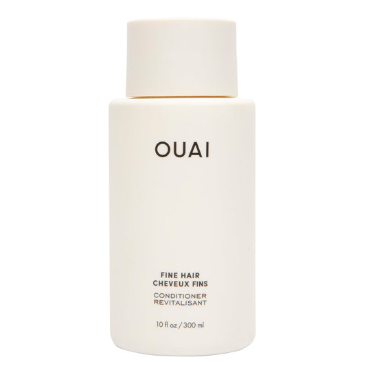 OUAI Fine Hair Conditioner, Volumizing with Keratin, Biotin & Chia Seed Oil, Adds Softness & Bounce, Paraben & Sulfate Free, 10 Oz