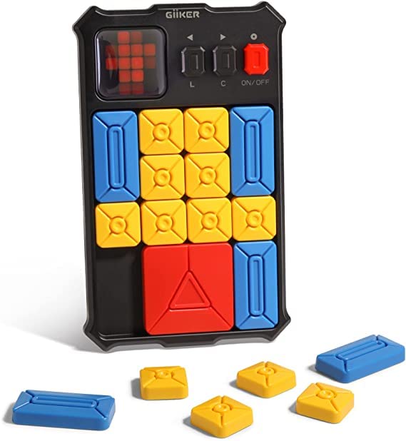 GiiKER Super Slide Puzzle Game – 500+ Brain Teaser Challenges, Smart Toy for Kids & Teens, Travel Game, Road Trip Activity & Gift for Boys & Girls