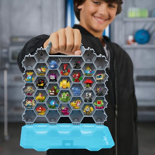 MRBEAST LAB Hive Collector Pack – 26 Micro Beasts Including 2 Glow-in-the-Dark, 26 Stickers & 2 Fusion Caps, Holds 70+ Micro Beasts