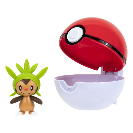 Pokémon PKW3134 Clip 'n'Go Poké Balls - Igamaro & Pokéball, Official Pokéball with 5 cm Figure