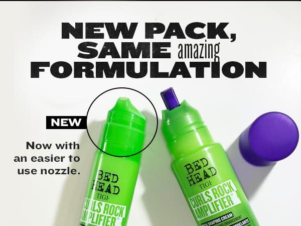 Bed Head by TIGI Curls Rock Amplifier – Curl Shaping and Defining Cream with Anti Frizz Protection for Beautifully Enhanced Curls and Waves, 3.38 fl oz