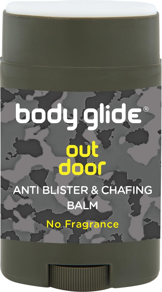 Body Glide Outdoor Anti-Chafe Balm 1.5oz – Fragrance-Free Stick for Neck, Shoulders, Chest, Thighs & Feet, Trusted for Sports & Everyday Use