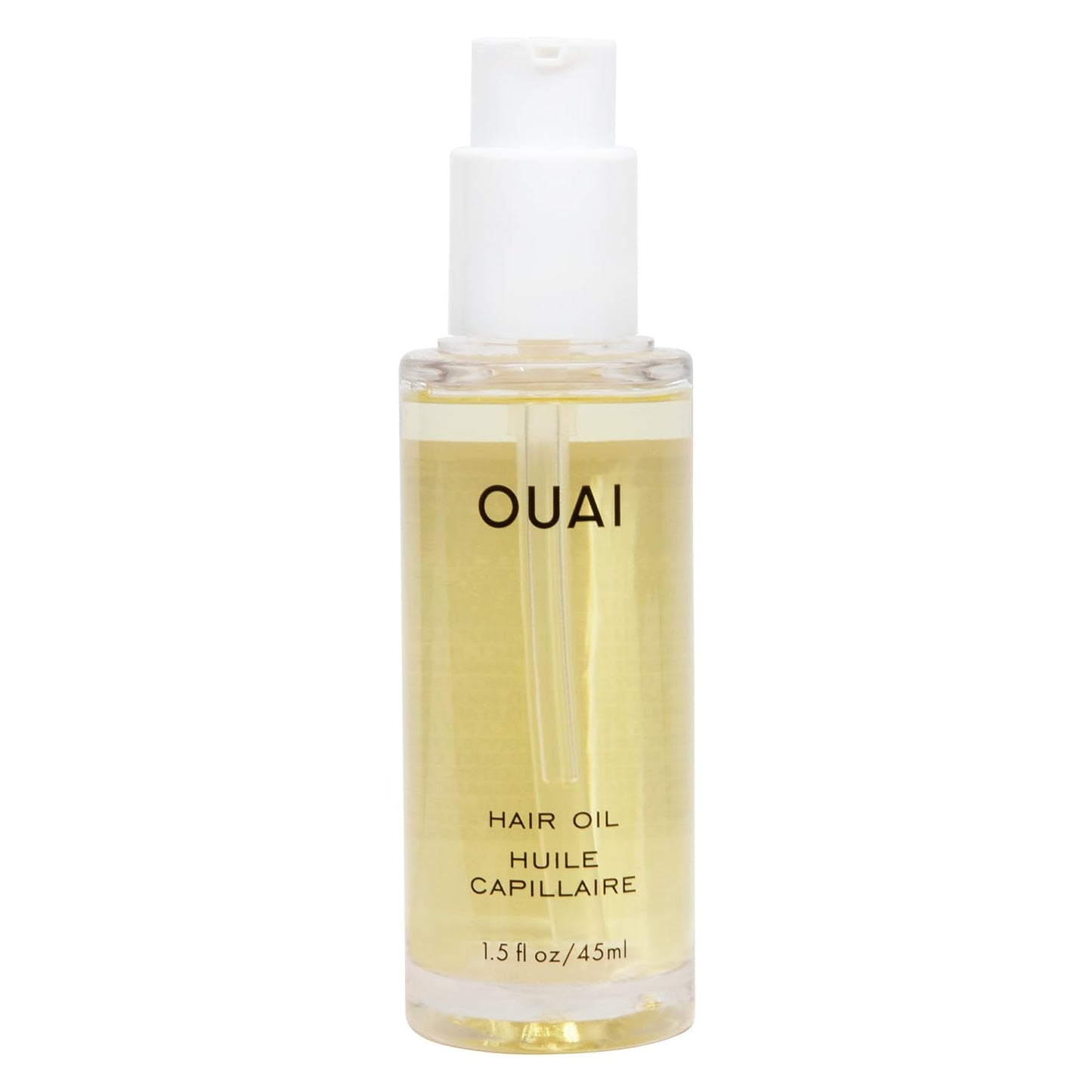 OUAI Hair Oil 1.5 fl oz – Heat Protectant & Frizz Control – Smooths Split Ends, Adds Shine – Color Safe, Paraben & Sulfate Free Formula