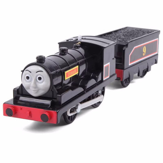 LATUROP Th-omas and Friends Train Plastic Electric Master Battery Powered Toy Set Kids Boys Girls (No.9 Donald Set)