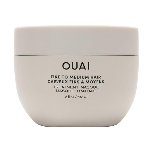OUAI Fine to Medium Hair Treatment Masque – Hydrating Repair Mask with Shea Butter, Keratin & Panthenol – Restores Shine, Smoothness & Strength – 8 Fl Oz