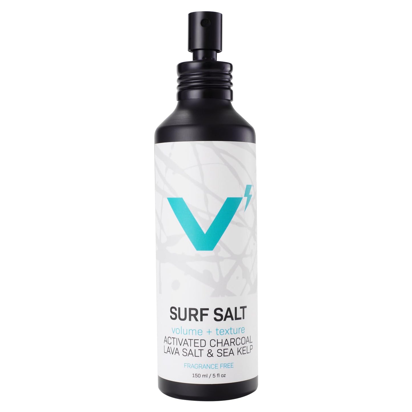 VOLT Surf Sea Salt Spray for Hair & Beard – Natural Volumizing & Texturizing Spray with Charcoal, Kaolin & Sea Kelp – Fragrance-Free, 5 Fl Oz