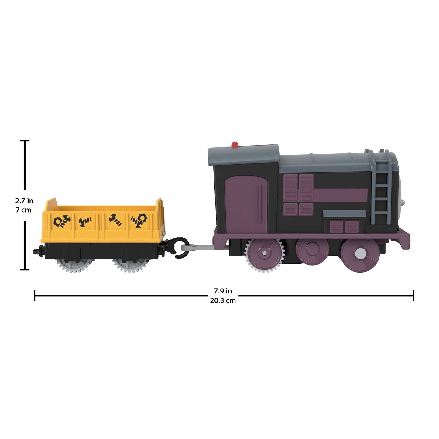 Thomas & Friends Motorized Toy Train Diesel Battery-Powered Engine with Cargo for Pretend Play Preschool Kids Ages 3+ Years
