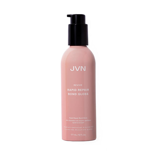 JVN Revive Rapid Repair Bond Gloss 6 Fl Oz | Shine Serum & Bond Repair Treatment for Damaged, Color-Treated, or Fragile Hair | Silicone-Free