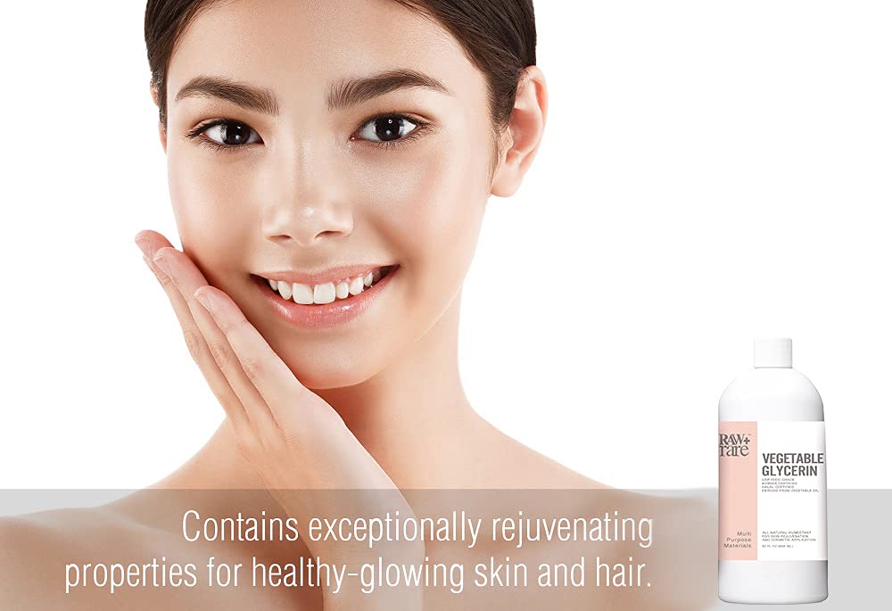 Raw Plus Rare Vegetable Glycerin Quart (32 fl. oz.) – Pure USP Food & Cosmetic Grade, Skin, Hair, Soap, Crafts, Kosher & Halal