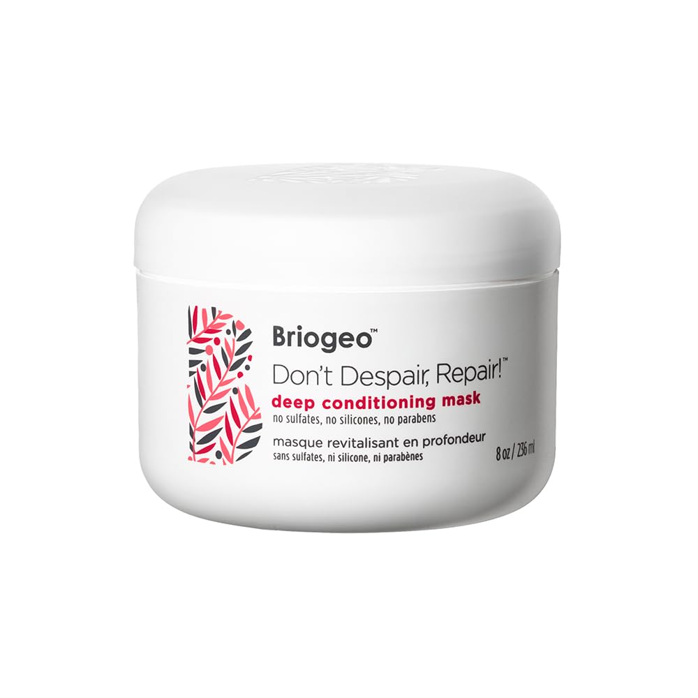 Briogeo Don’t Despair, Repair! Deep Conditioning Mask | Strengthens Dry, Damaged & Color-Treated Hair | Prevents Breakage | Vegan | 8 fl oz