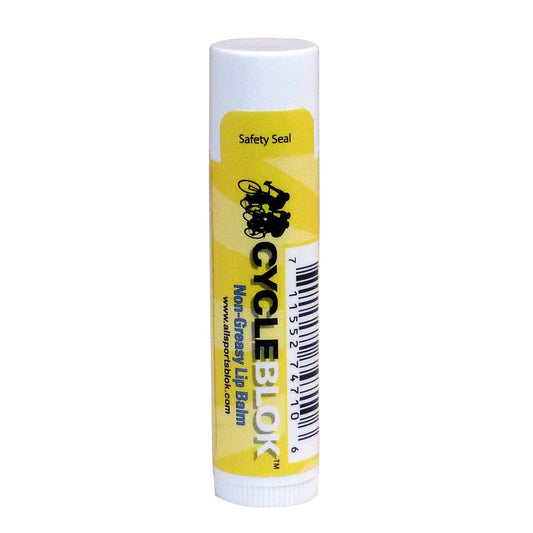 Cycle Blok SPF 15 Moisturizing Lipbalm - 1 Tube - Wind & Sun Screen Lip Protection & Treatment - Lip Balm for Chapped Lips