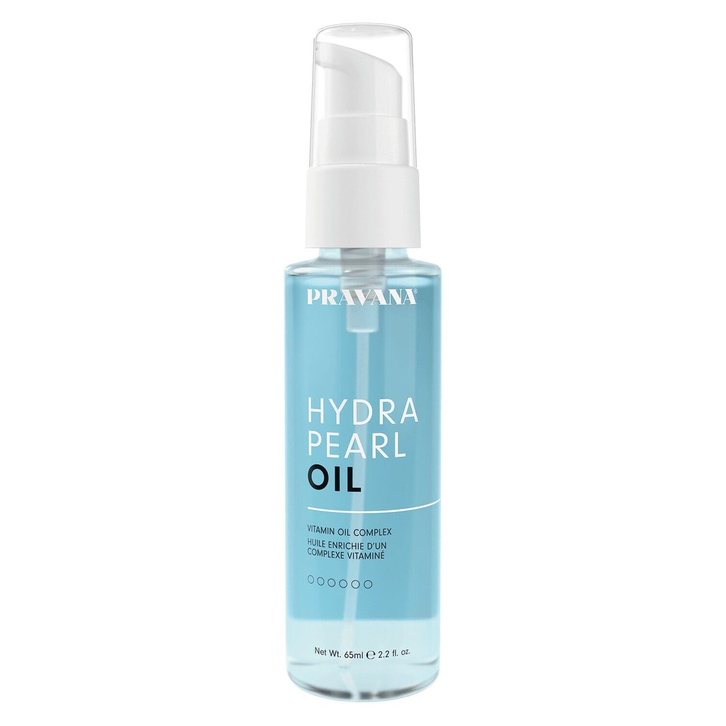 Pravana Hydra Pearl Oil with Vitamin Complex – Smooth, Shiny & Nourished Hair, Fights Frizz, Strengthens, Heat Protection, 2.2 Fl Oz