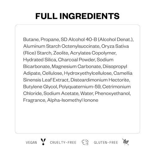 IGK FIRST CLASS Charcoal Detox Dry Shampoo, dry shampoo spray, overnight dry shampoo, best dry shampoo for oily hair, 6.3 Oz