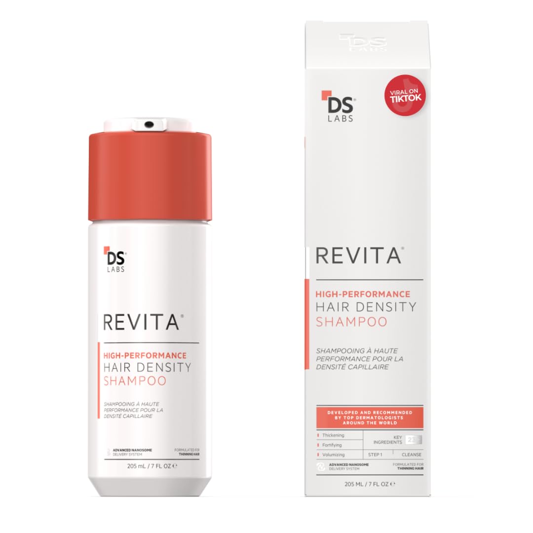 DS Labs Revita Shampoo 205mL – Boosts Thickness & Volume, Deep Scalp Cleanse, Lightweight Hydration, Sulfate-Free, Color Safe, Unisex Formula