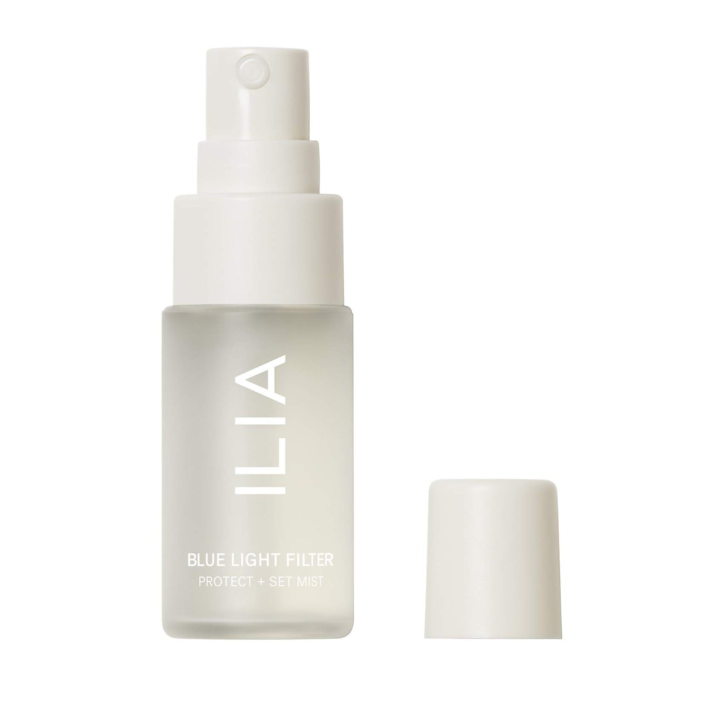 ILIA Blue Light Face Mist, Travel Size 0.47 fl oz – 3-in-1 Hydrate, Defend & Set Makeup, Weightless, Non-Sticky, Vegan & Clean