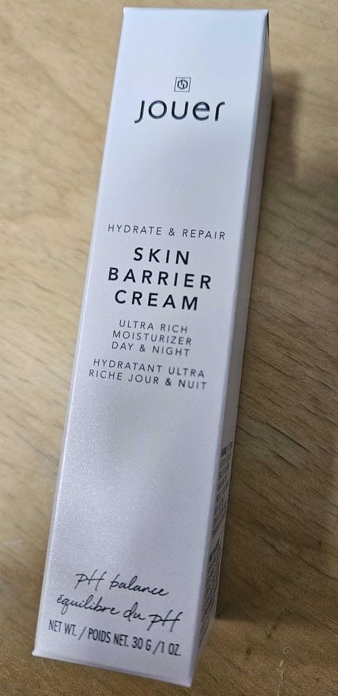 Jouer Skin Barrier Cream - Hydrating DD Cream with Hyaluronic Acid, Alpha Lipoic Acid & CoQ10 - Anti-Aging, Wrinkle Repair, 2 oz