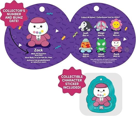 BumBumz 7.5" Hello Kitty & Friends Cinnamoroll Plush - Classic Sanrio Collectible Toy by Squishmallows Makers - Ages 3+