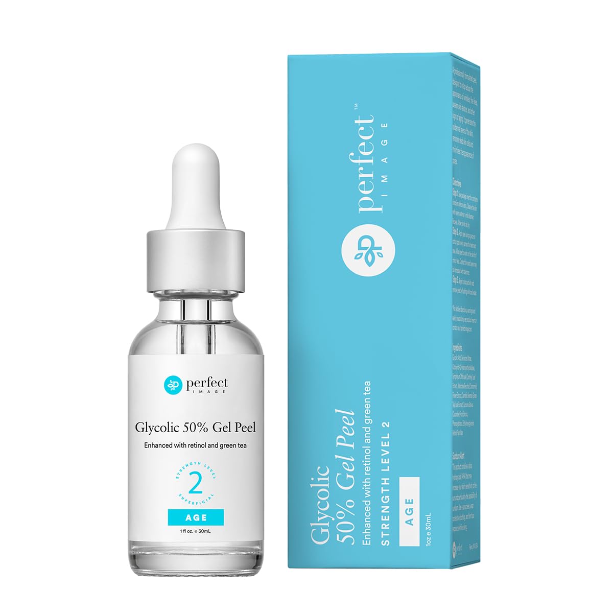 Glycolic Acid 50% Gel Peel - Enhanced with Retinol & Green Tea Extract (Professional Skin Peel)1 ounce