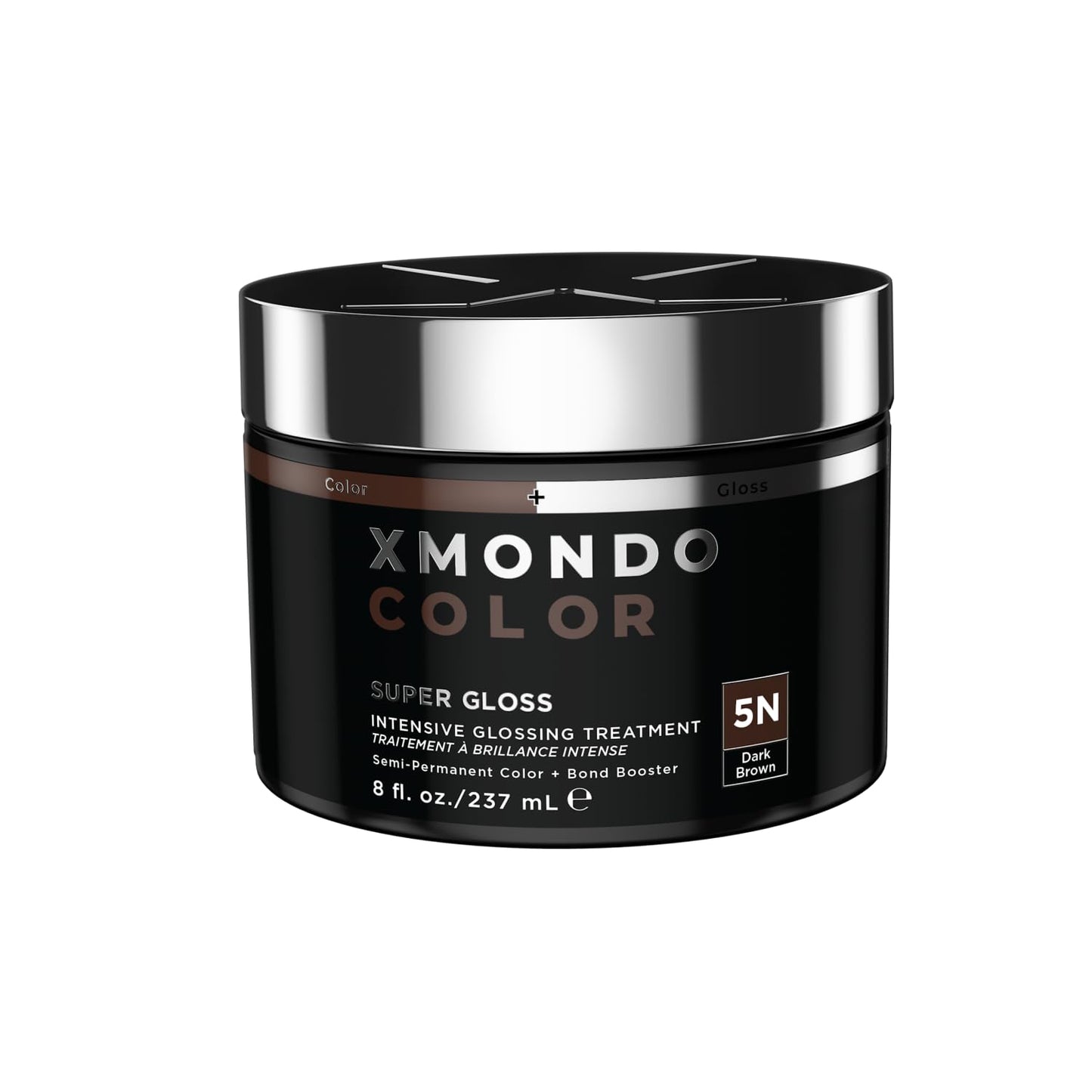 XMONDO Color 5N Dark Brown – Semi-Permanent, Bond Booster, Nourish & Repair, Vegan, 8 oz