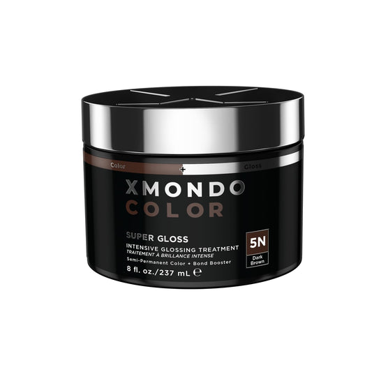 XMONDO Color 5N Dark Brown – Semi-Permanent, Bond Booster, Nourish & Repair, Vegan, 8 oz