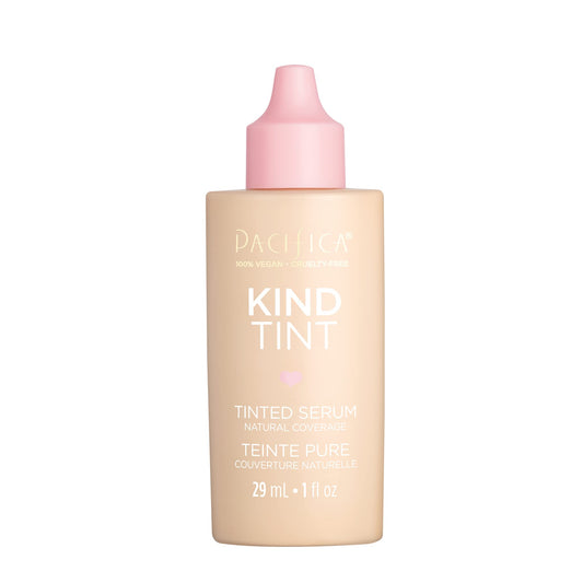 Pacifica Kind Tint Tinted Moisturizer Serum – Lightweight Hydrating Foundation with Vegan Collagen & Hyaluronic Acid for Dewy, Buildable Glow, 1 fl oz (Shade 19)