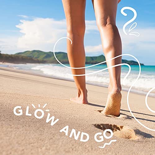 Jergens Natural Glow Face Self Tanner SPF 20, Oil-Free Daily Moisturizer for Medium to Deep Skin, Sunless Tan & UV Protection, 2 Oz (2 Pack)