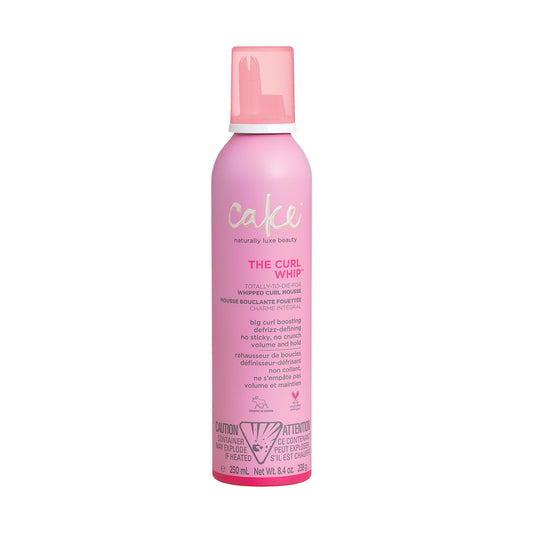 Cake Beauty Whipped Curl Mousse – Curl Defining & Volumizing Foam with Aloe Vera & Vitamin E, Vegan, Sulfate-Free, for Wavy & Curly Hair, 7 oz